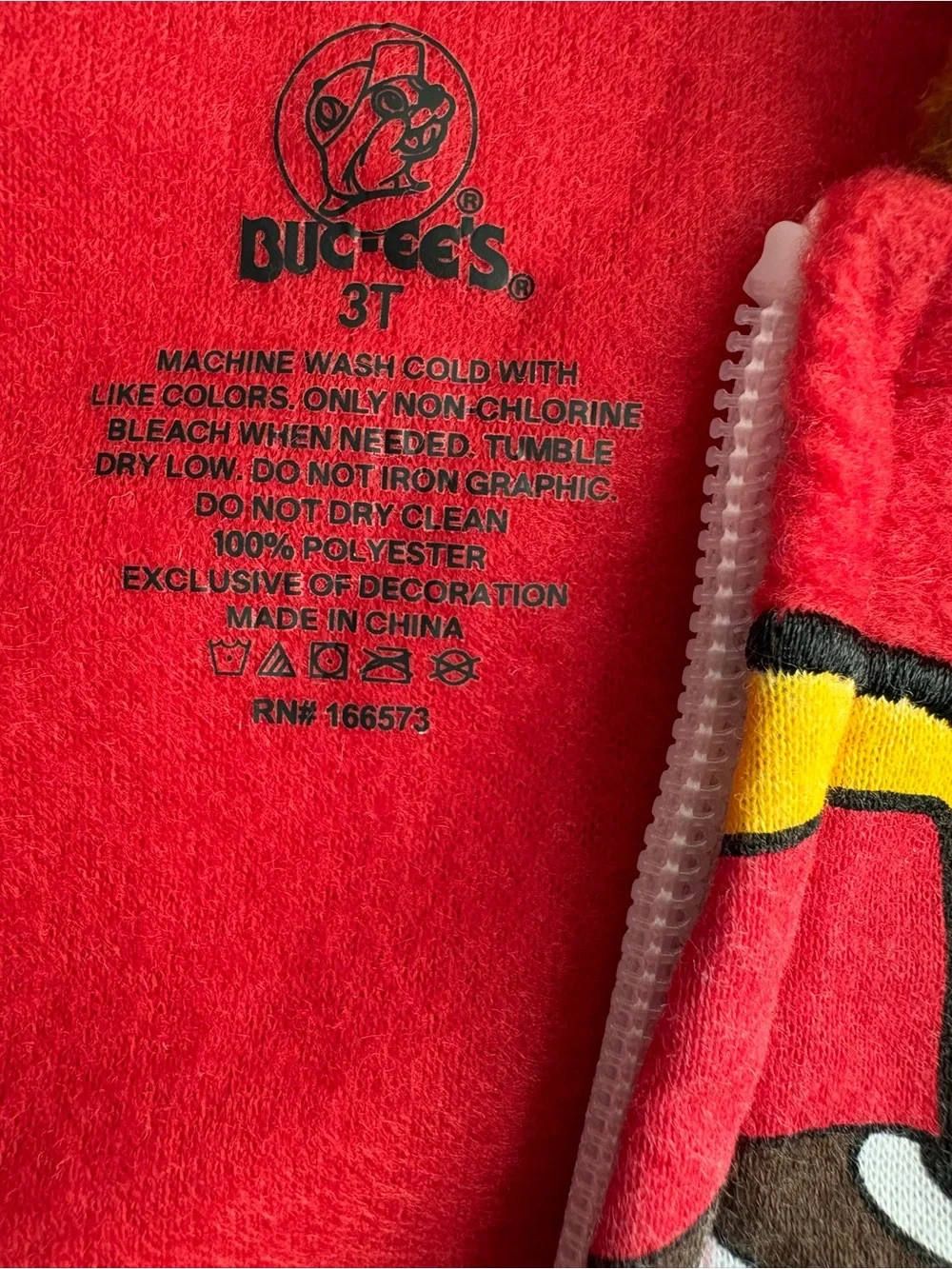 KIDS Buc-ee’s Beaver Kids 3T Halloween Costume Pajama Onesie NWT